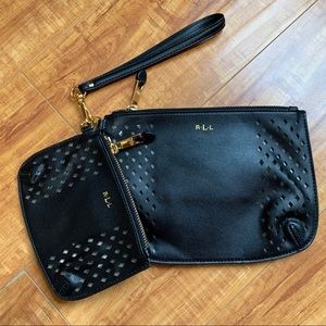 Ralph Lauren Wristlet Duo Black